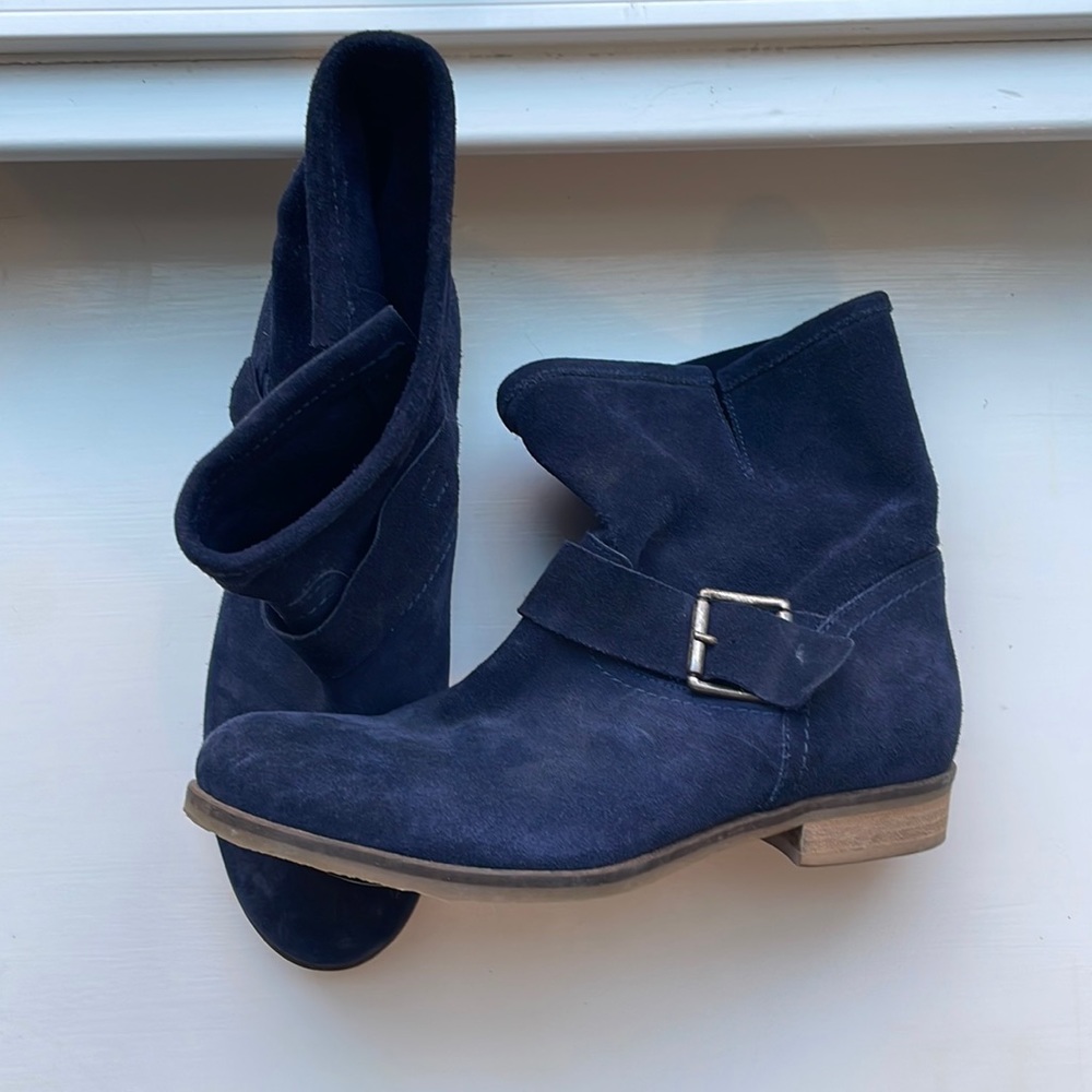 Cordani blue suede boots size 37